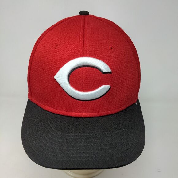 OC Sports Men's Team MLB Cincinnati Reds Strapback Hat Red Size OSFM Logo - Picture 2 of 7